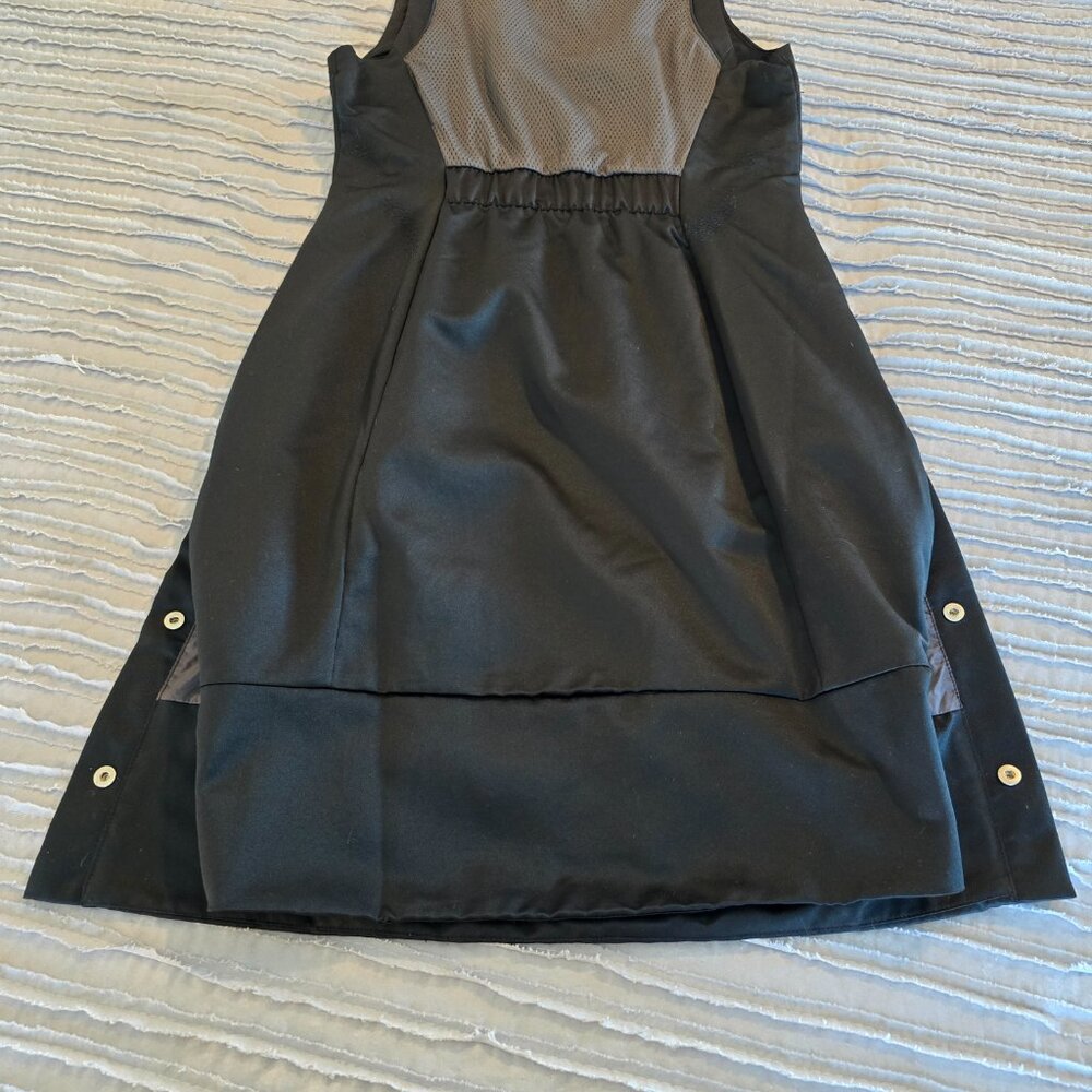 Jordan Utility Capsule Zip Dress Black Grey Mesh Snap Hem Small - Picture 12 of 16